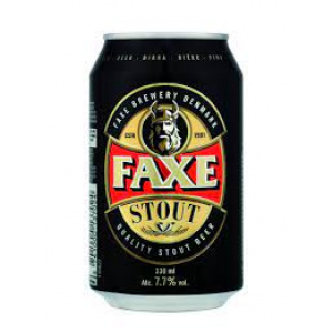 Faxe Stout 7,7% Can 6-pk 33 cl