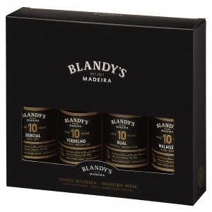 Blandy's 10 Years Old Madeira gift-pack (4x20 cl)